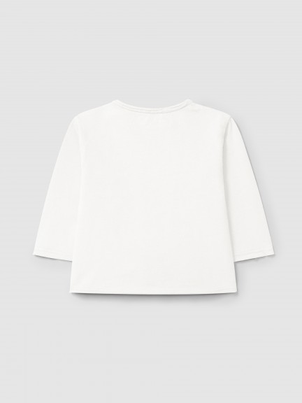 Longsleeve com bolso em algodão orgânico Longsleeve com bolso em algodão orgânico