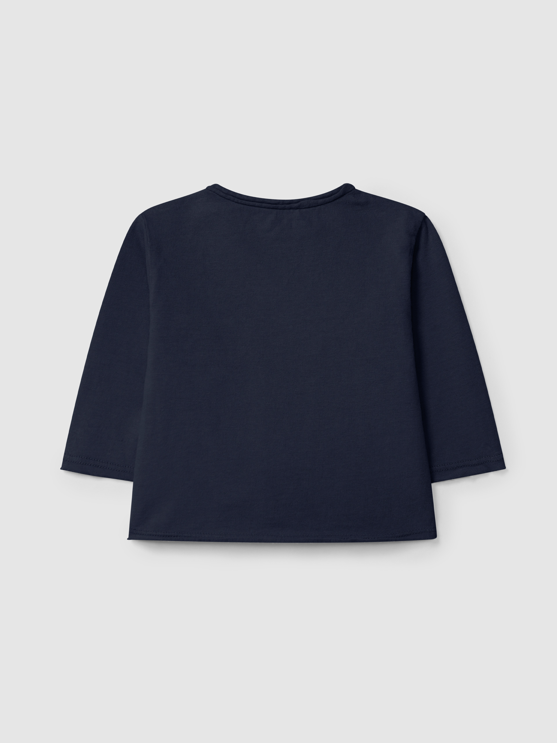 Longsleeve com bolso em algodão orgânico