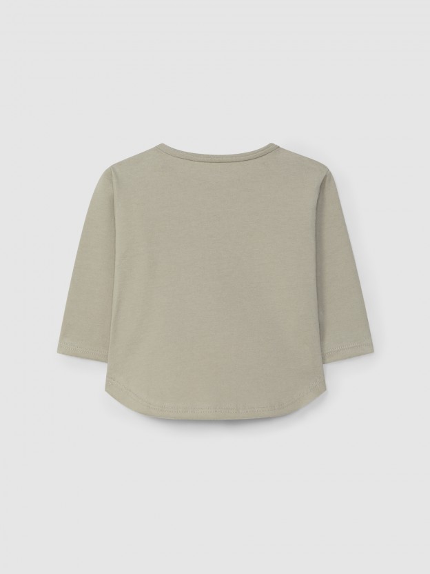 Longsleeve in organic cotton with print Longsleeve in organic cotton with print