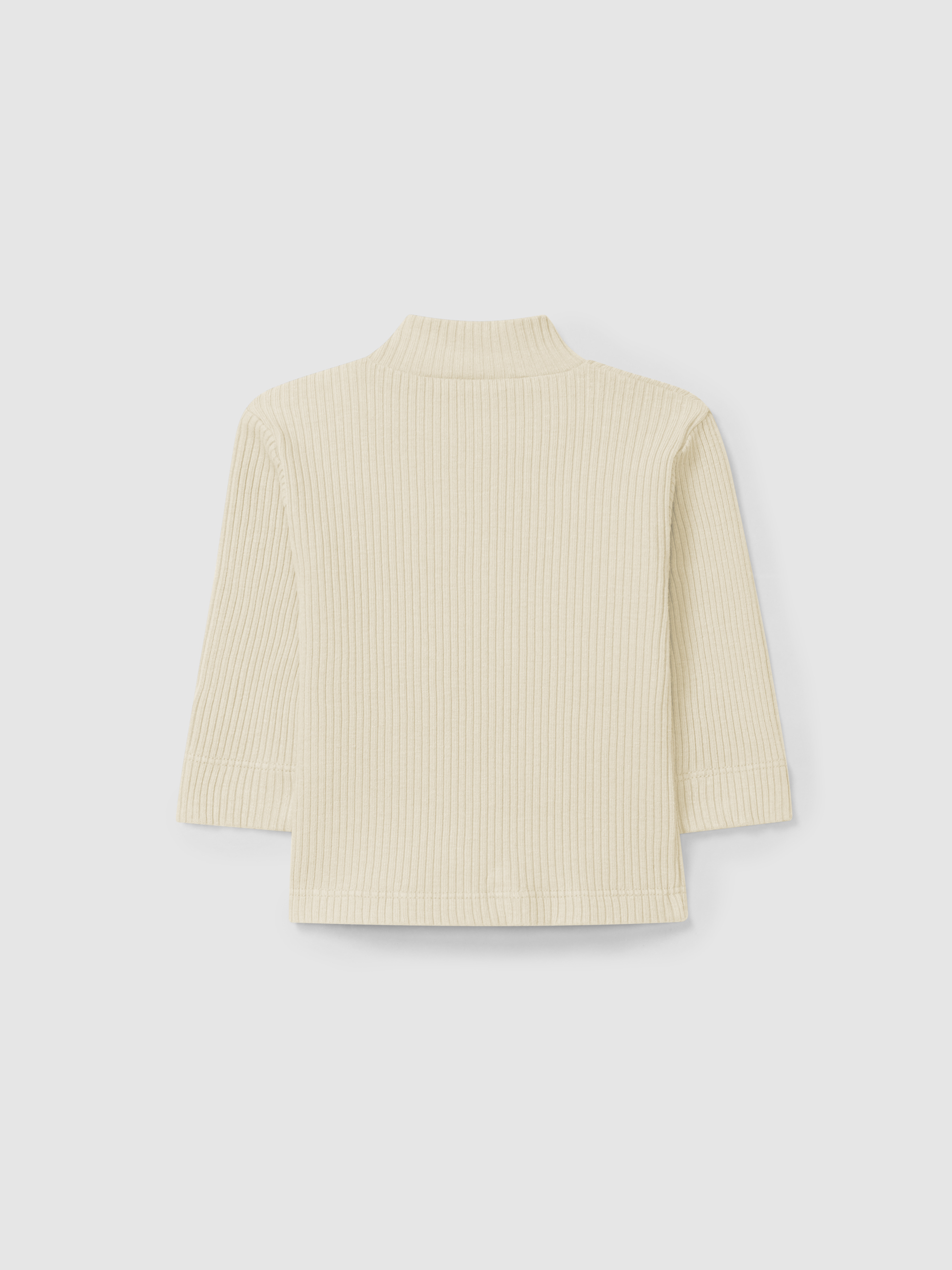 Longsleeve turtleneck in ribbed jersey