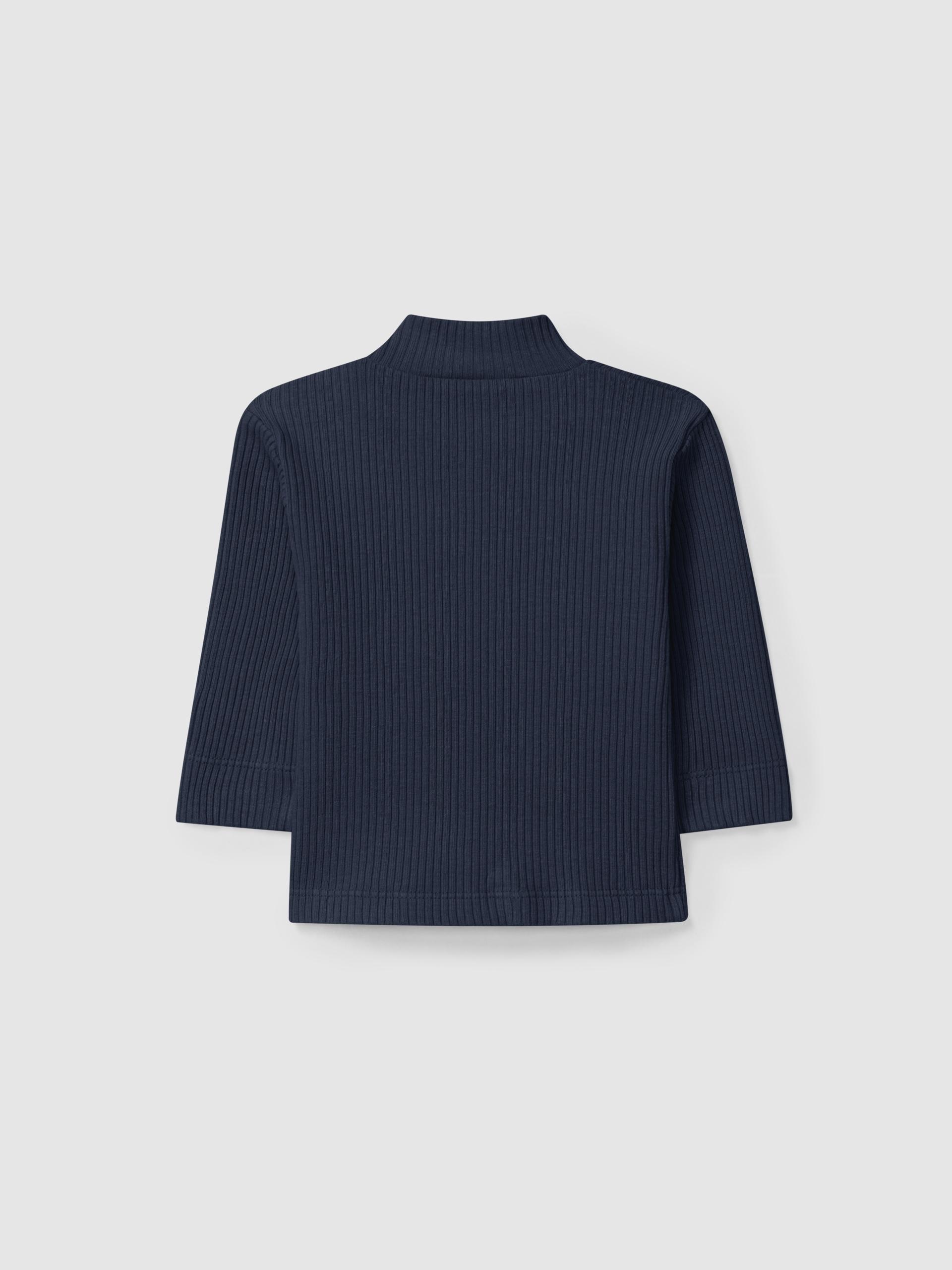 Longsleeve turtleneck in ribbed jersey