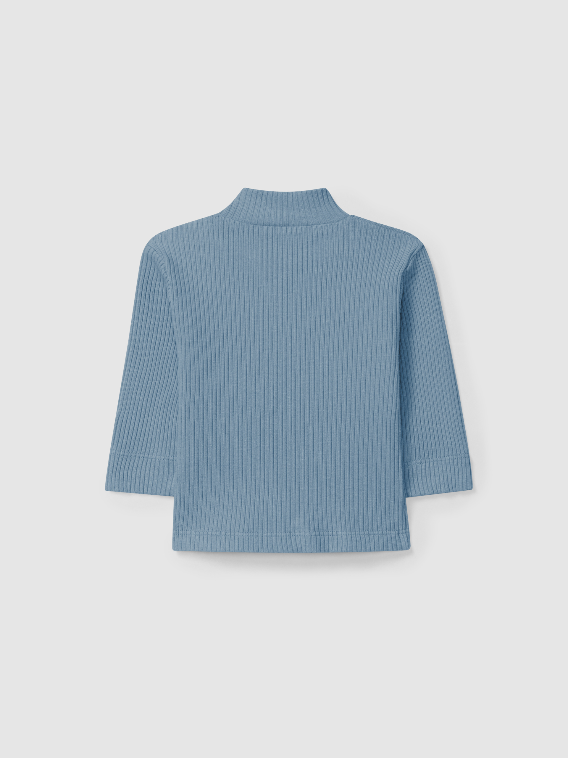 Longsleeve turtleneck in ribbed jersey