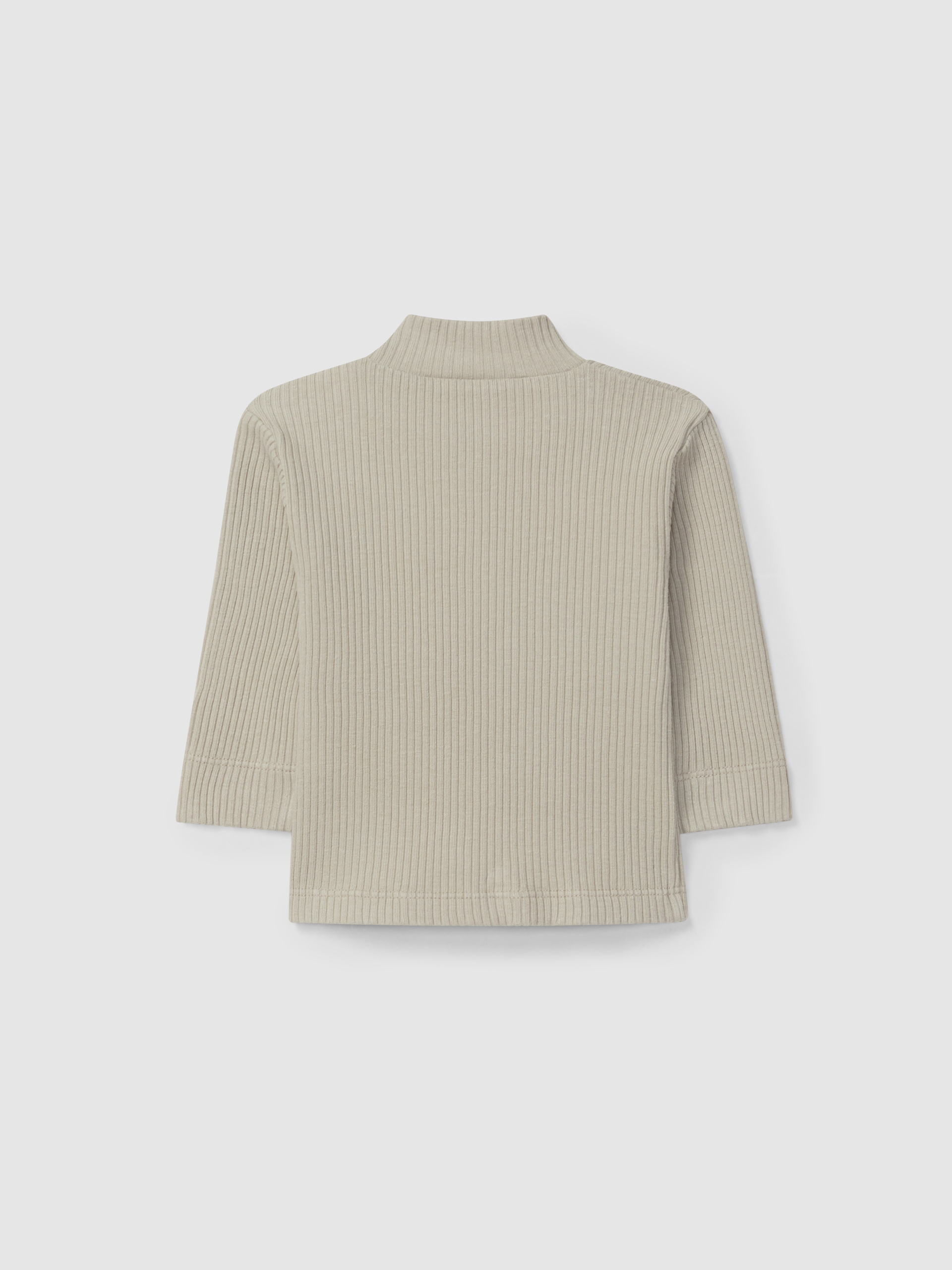 Longsleeve turtleneck in ribbed jersey