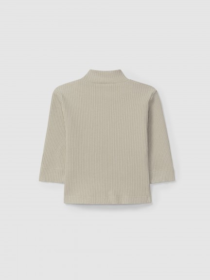 Longsleeve turtleneck in ribbed jersey Longsleeve turtleneck in ribbed jersey