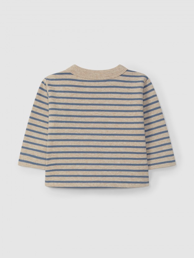 Striped longsleeve in soft brushed jersey Striped longsleeve in soft brushed jersey