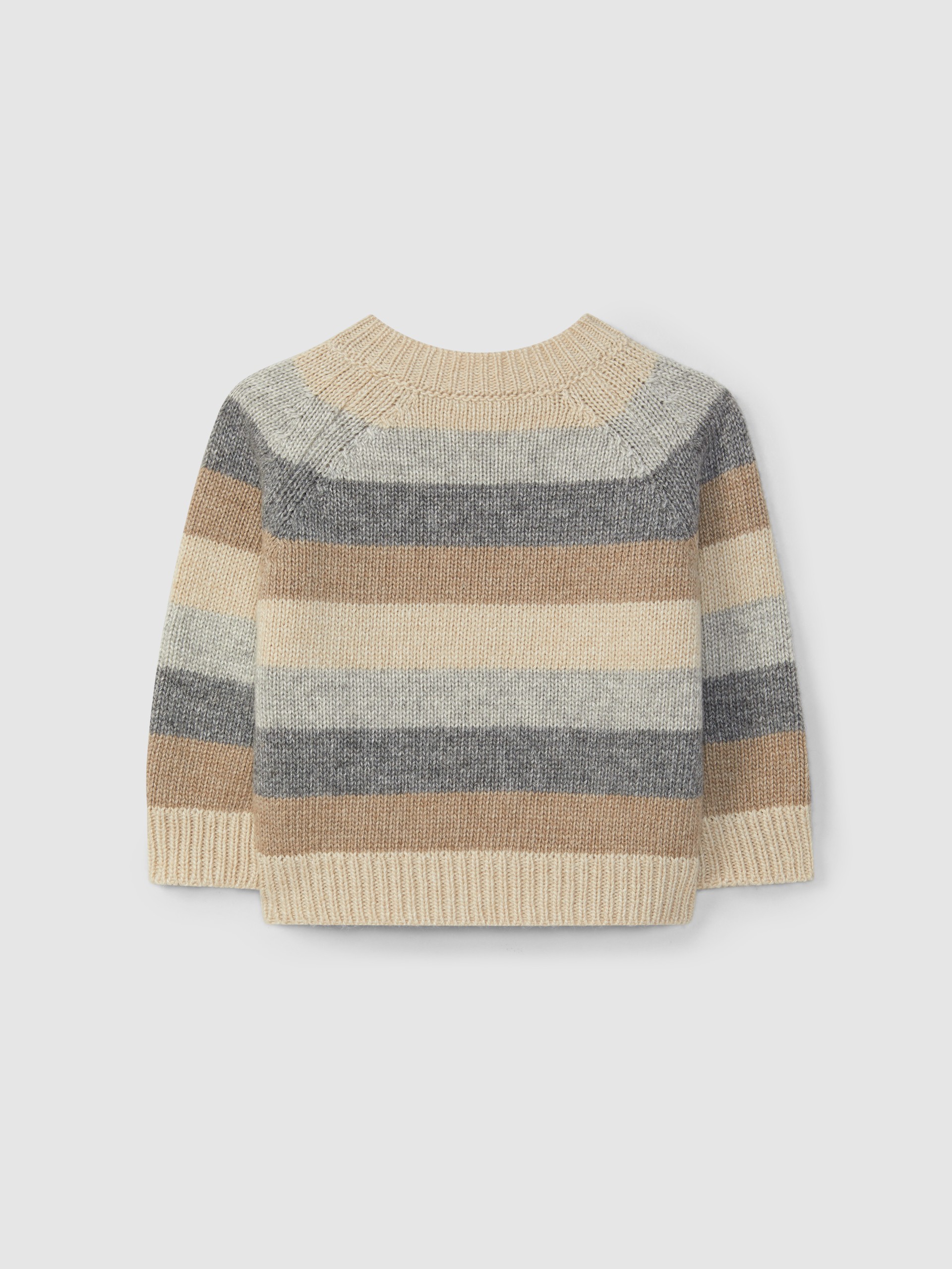 Knitted striped jumper
