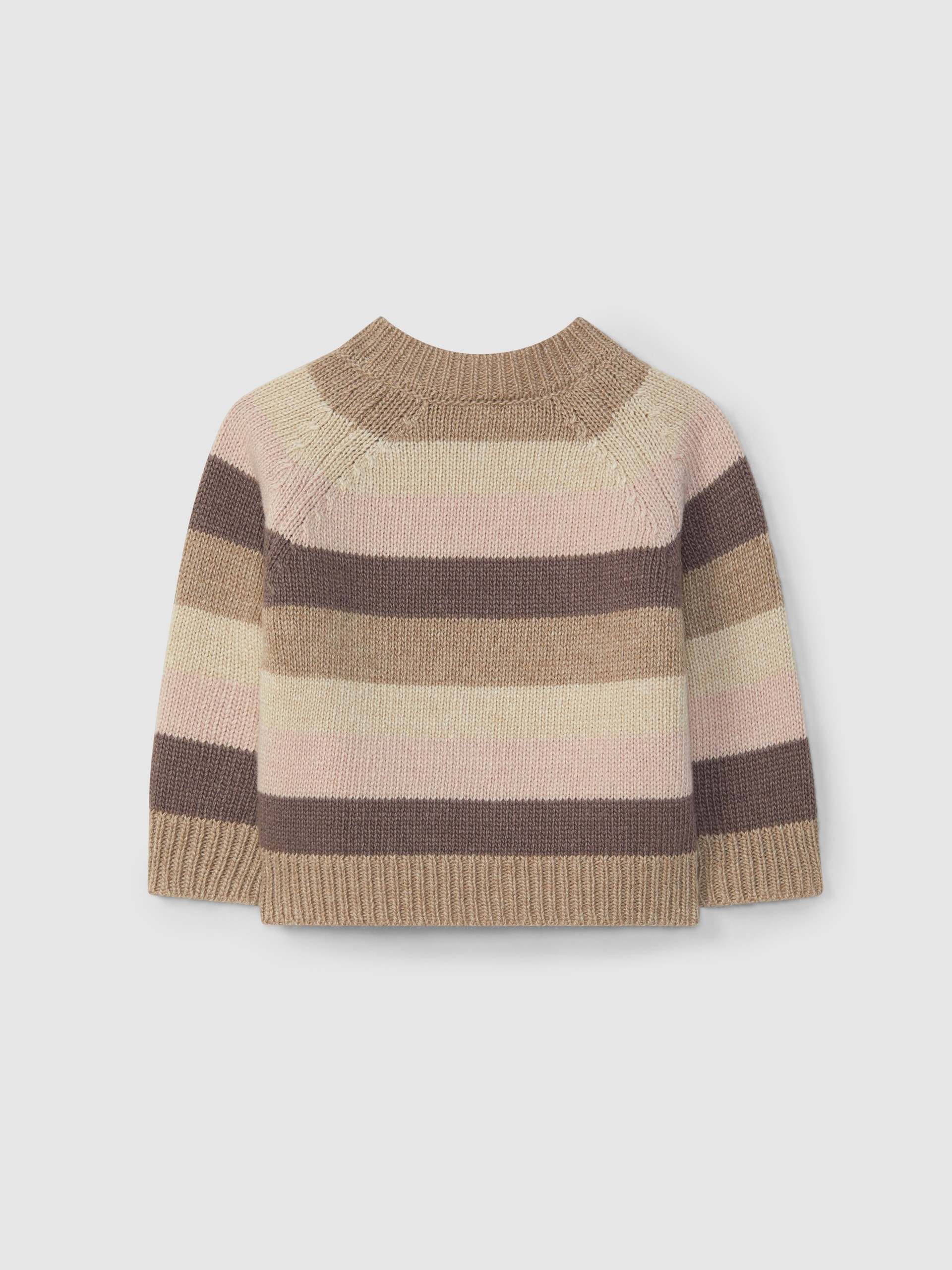 Knitted striped jumper