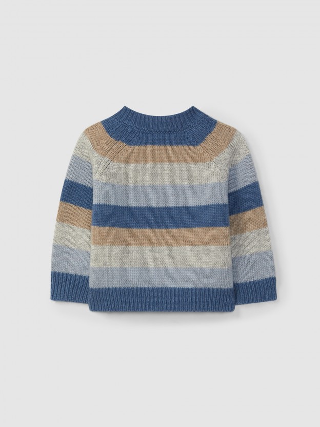 Knitted striped jumper Knitted striped jumper