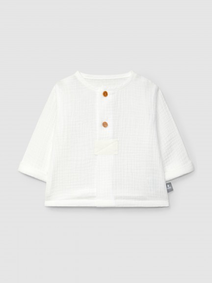 Camisa em musseline