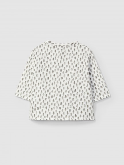 Printed muslin shirt Printed muslin shirt