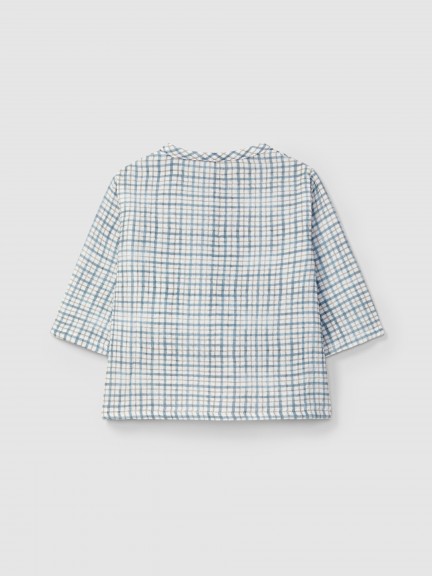 Camisa de muselina estampada Camisa de muselina estampada