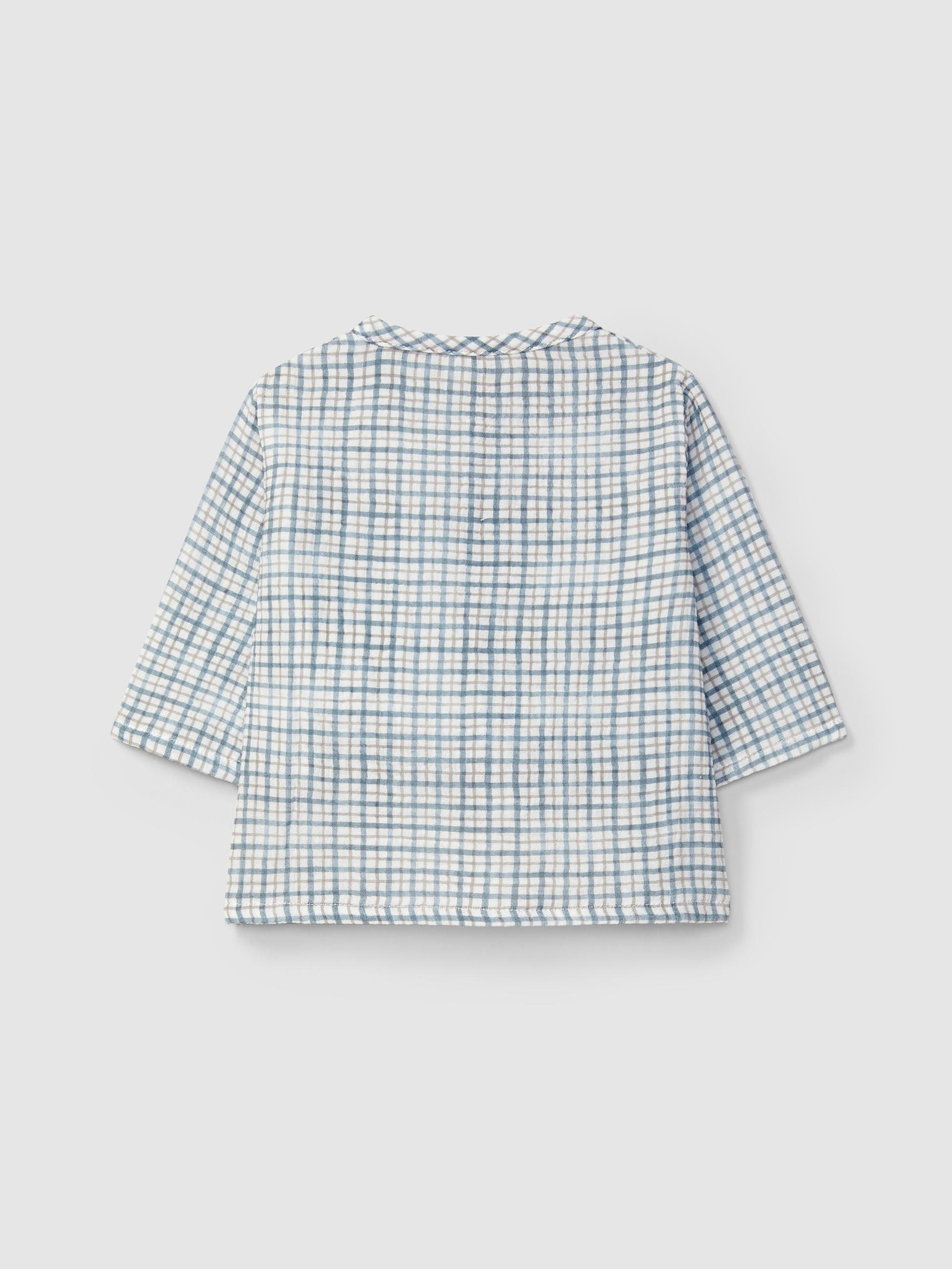 Printed muslin shirt