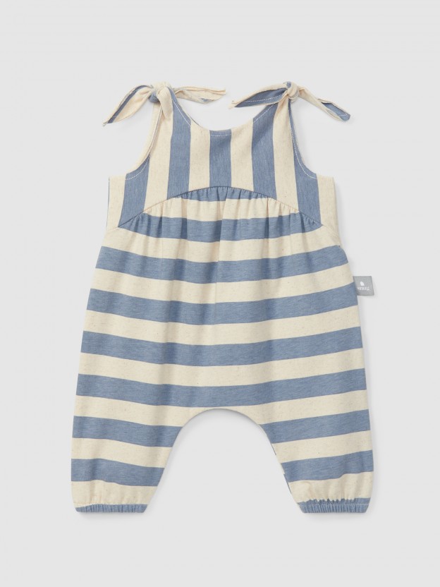 Striped dungarees Striped dungarees