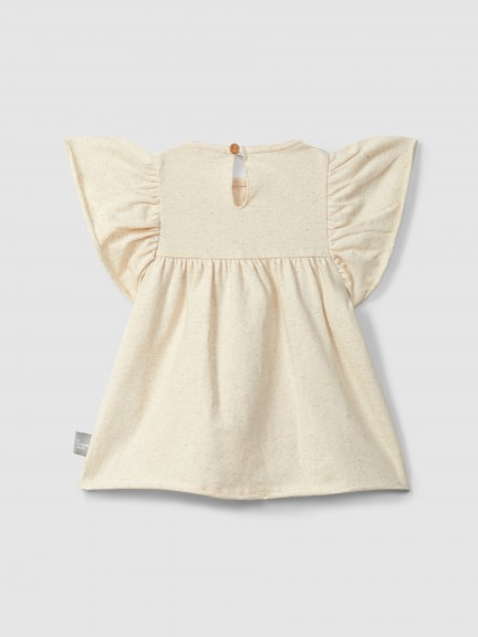 Dress with plaited ribbon detail Dress with plaited ribbon detail