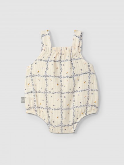 Shortie printed textured cotton Shortie printed textured cotton