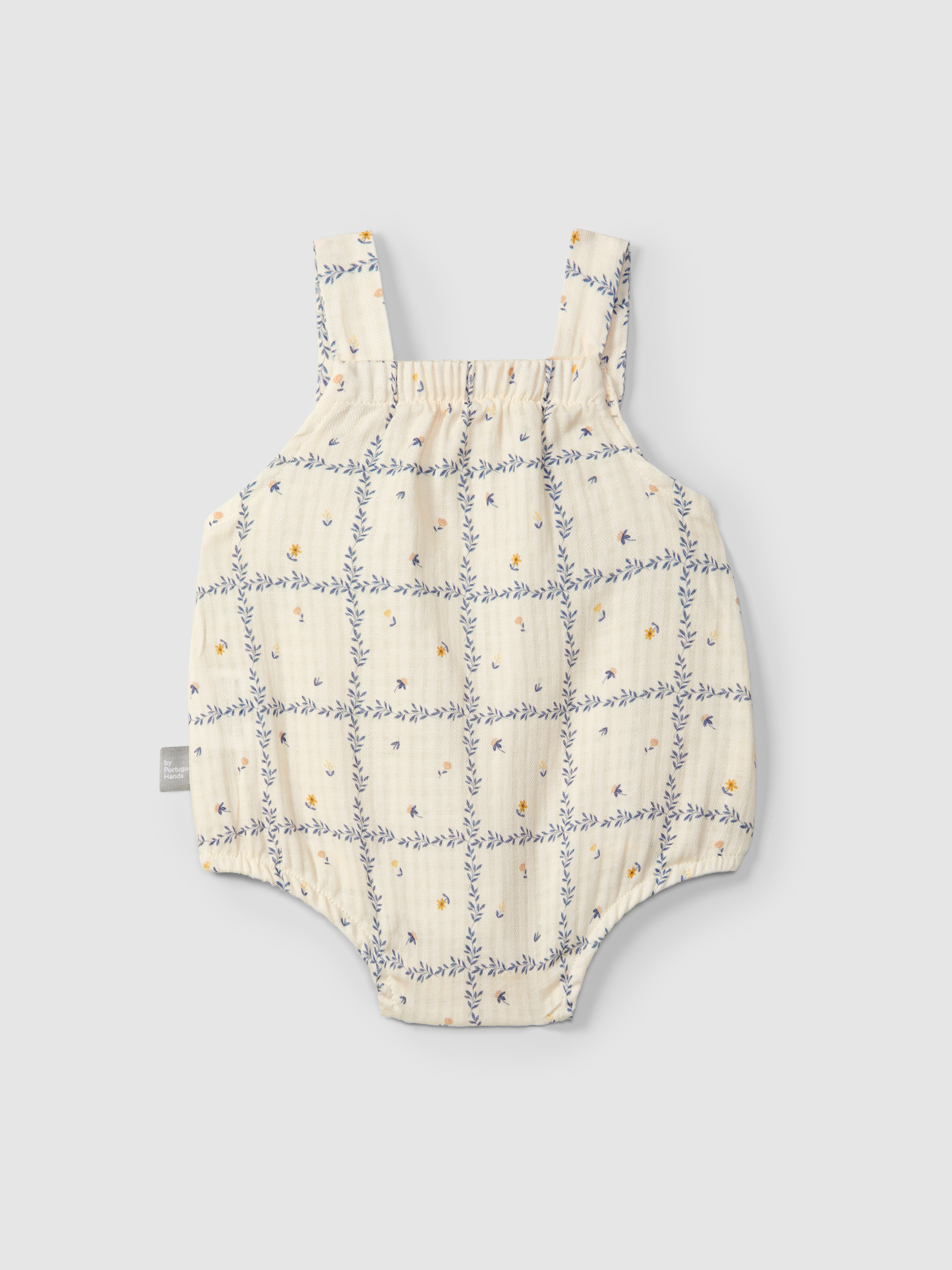 Shortie printed textured cotton