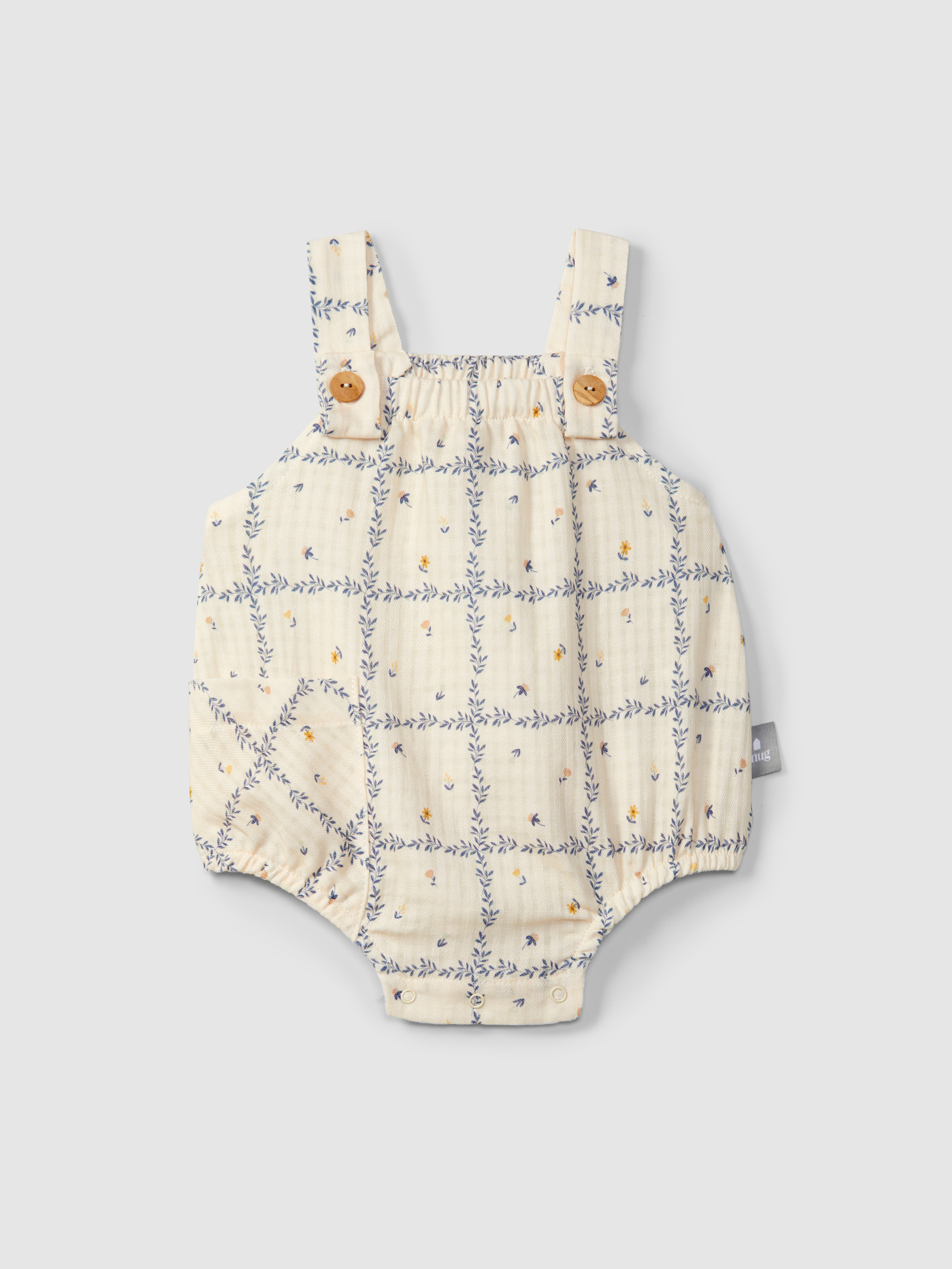 Shortie printed textured cotton