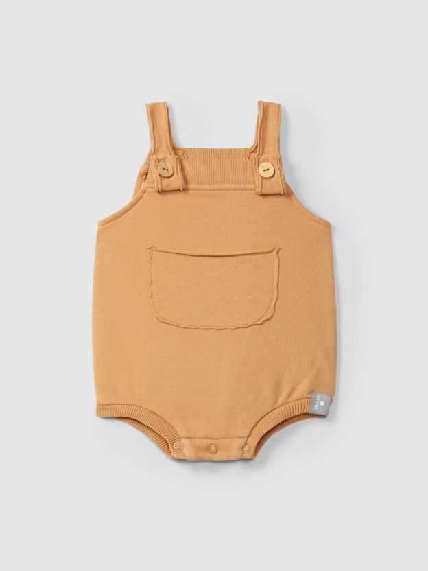 Plush shortie with pocket