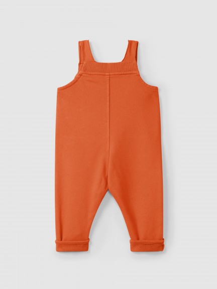 Plush dungarees with pockets Plush dungarees with pockets