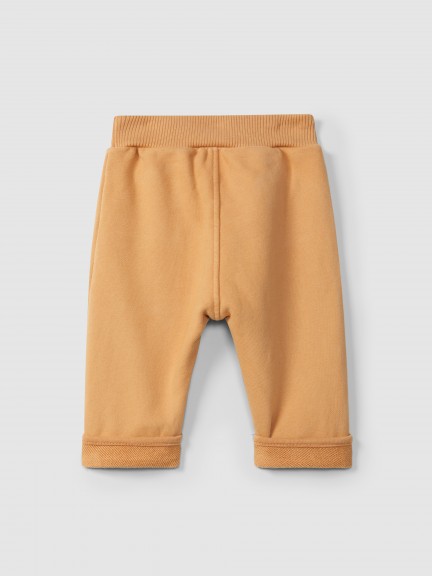 Pull-up plush pants with pockets Pull-up plush pants with pockets