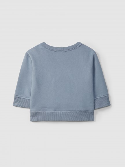 Plush sweatshirt with embroidery Plush sweatshirt with embroidery