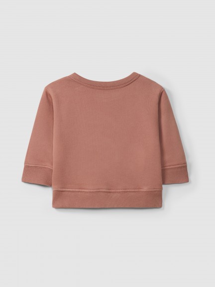 Plush sweatshirt with embroidery Plush sweatshirt with embroidery