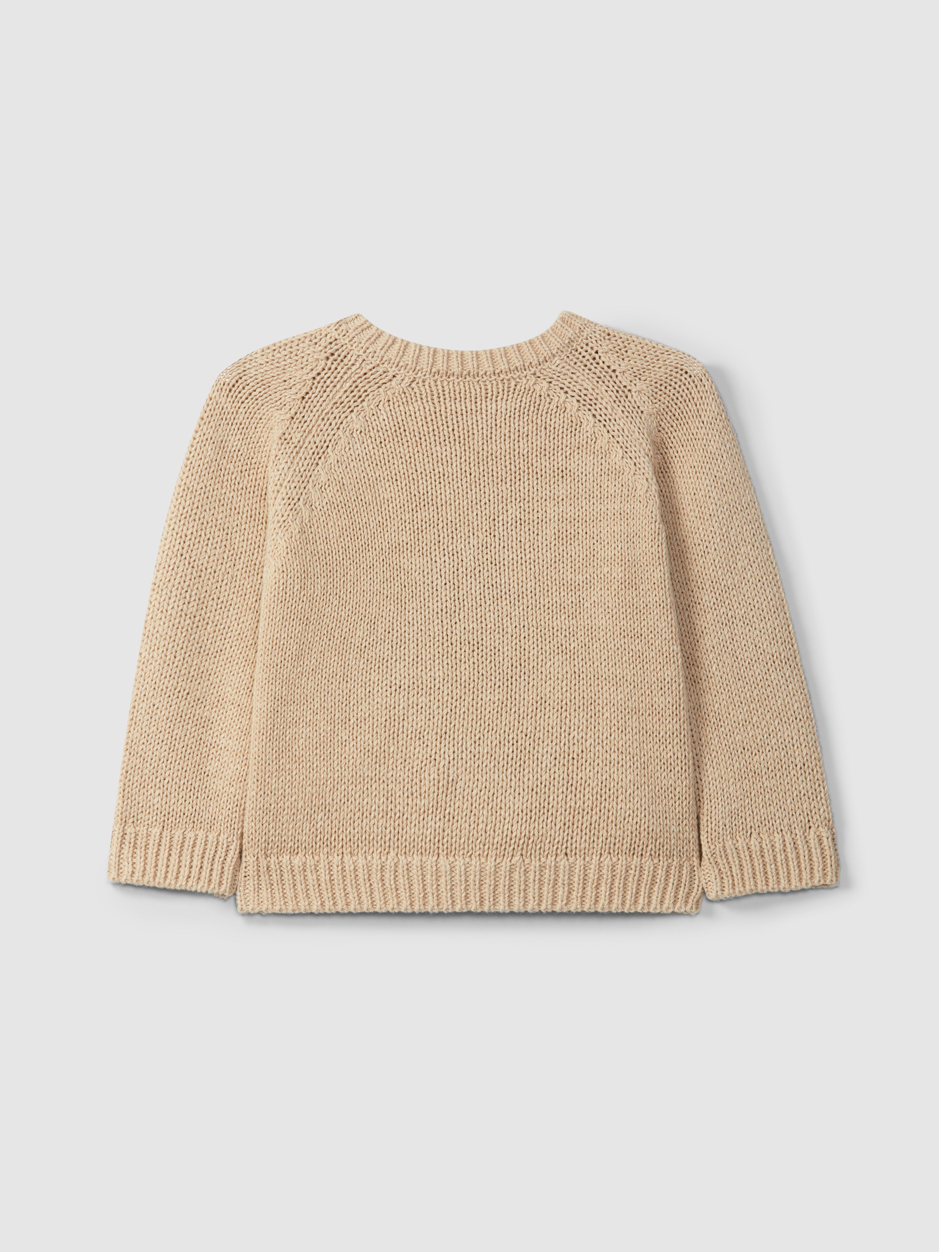 Jacquard round neckline jumper