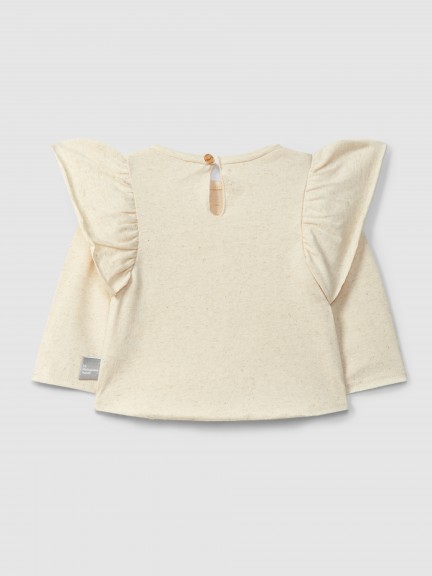 Longsleeve with ruffled detail Longsleeve with ruffled detail