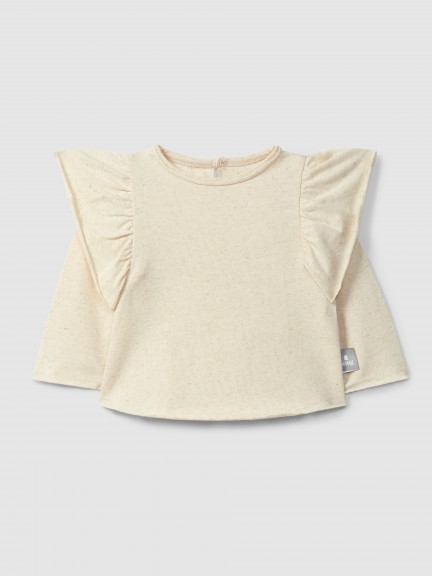 Longsleeve with ruffled detail