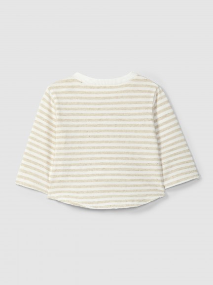 Striped longsleeve with pocket Striped longsleeve with pocket