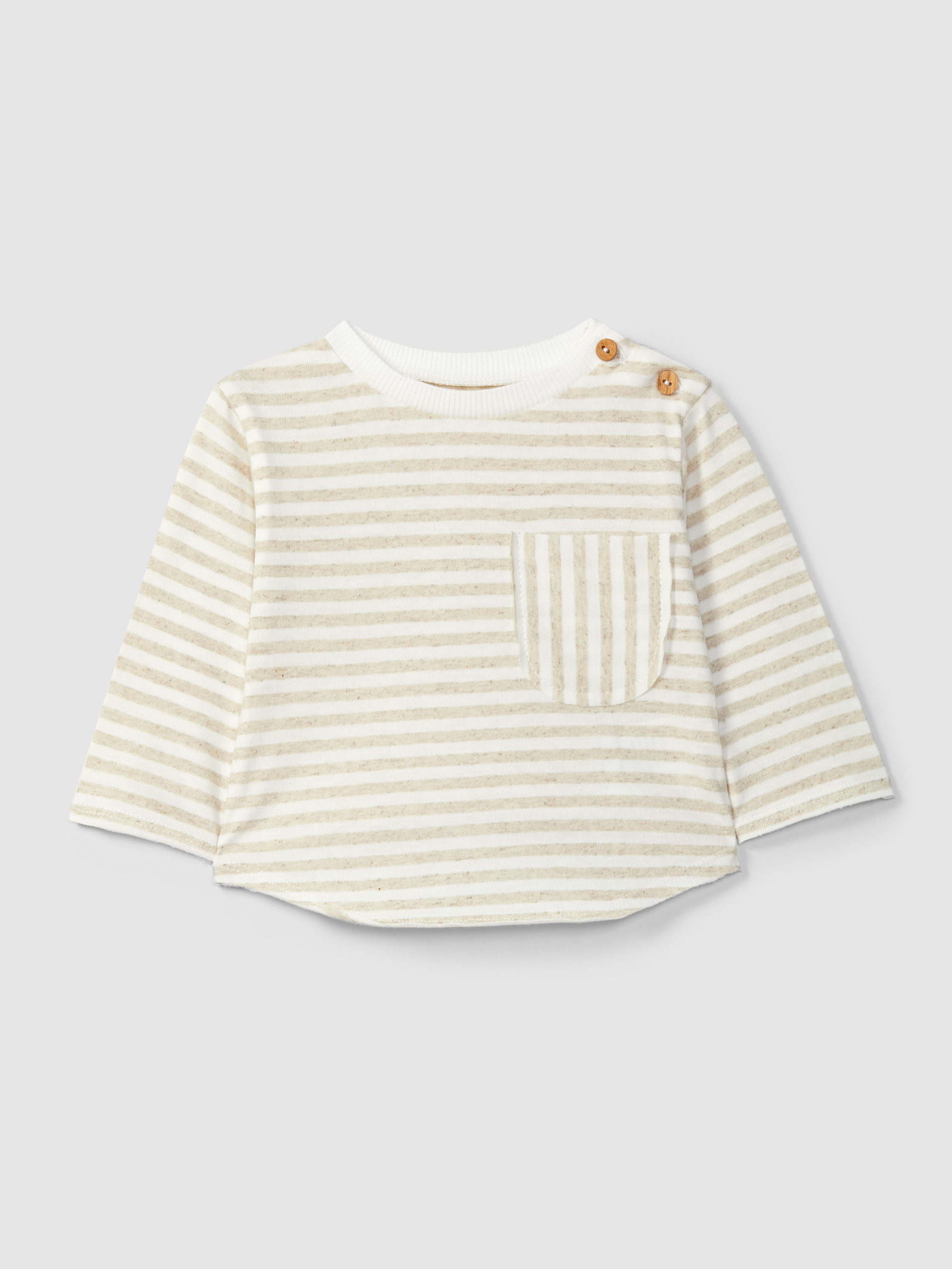 Striped longsleeve with pocket