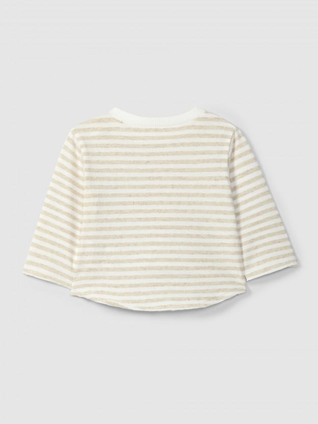 Striped longsleeve with pocket