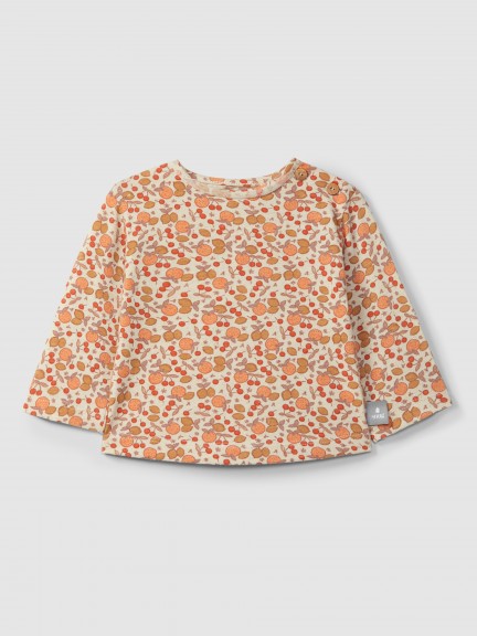 Longsleeve in printed cotton