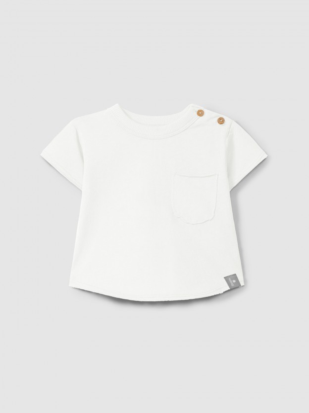 Plain jersey T-shirt