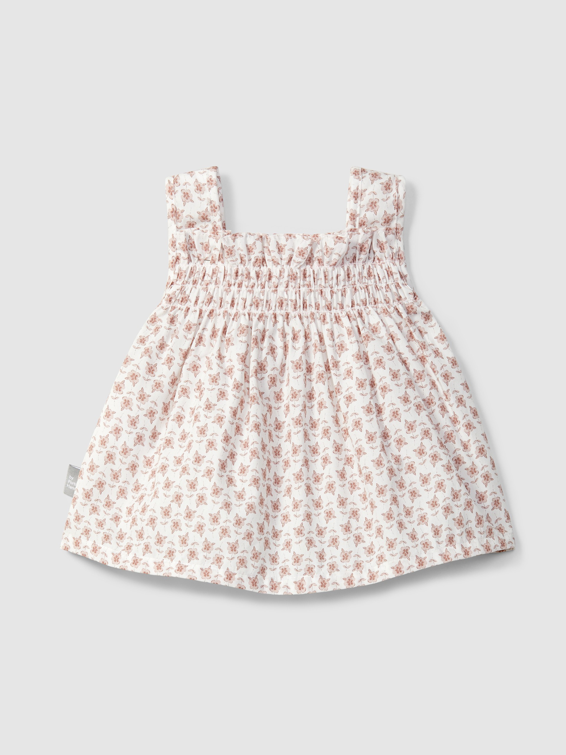 Floral blouse with rickrack detail