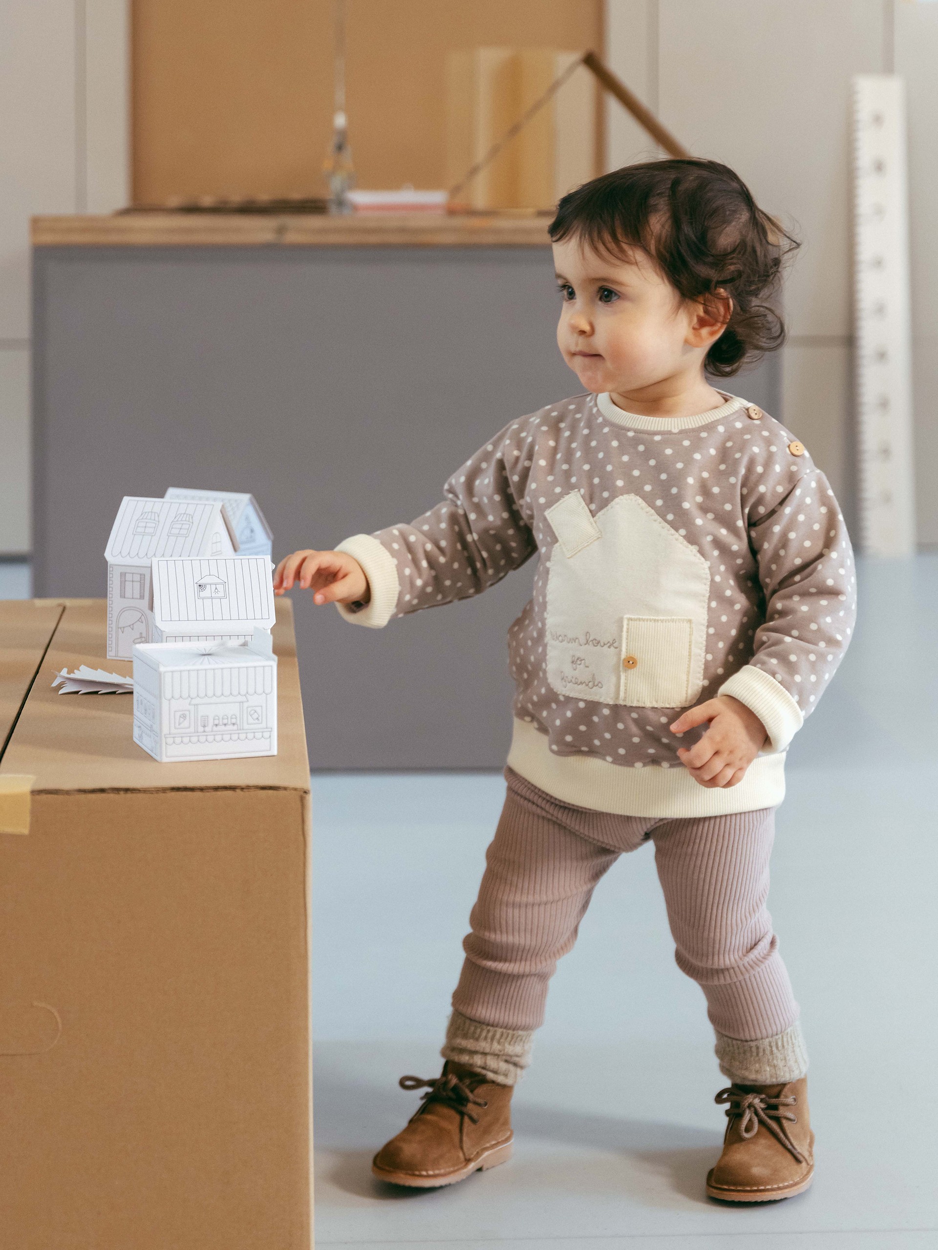 Ribbed jersey leggings