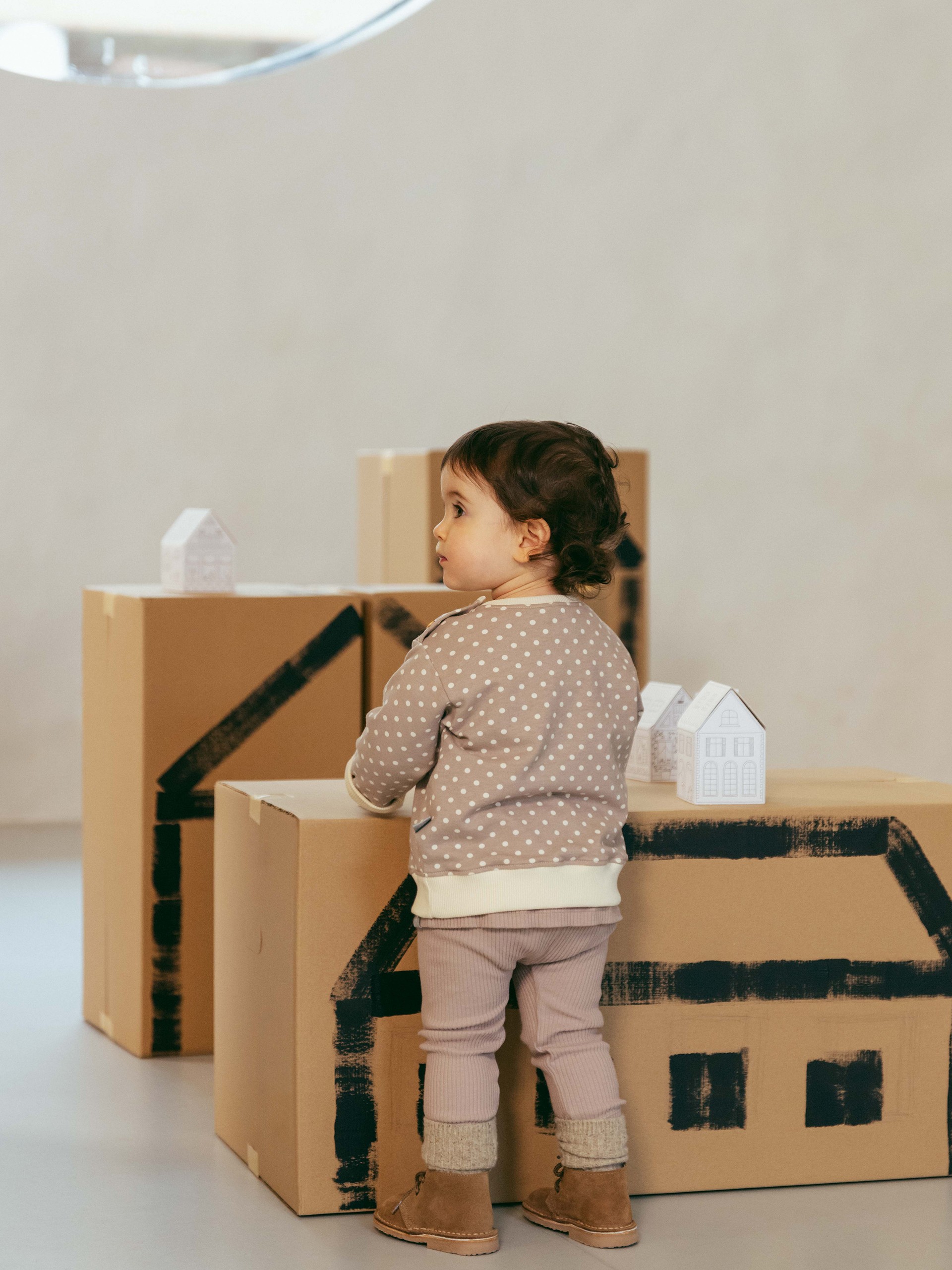 Ribbed jersey leggings