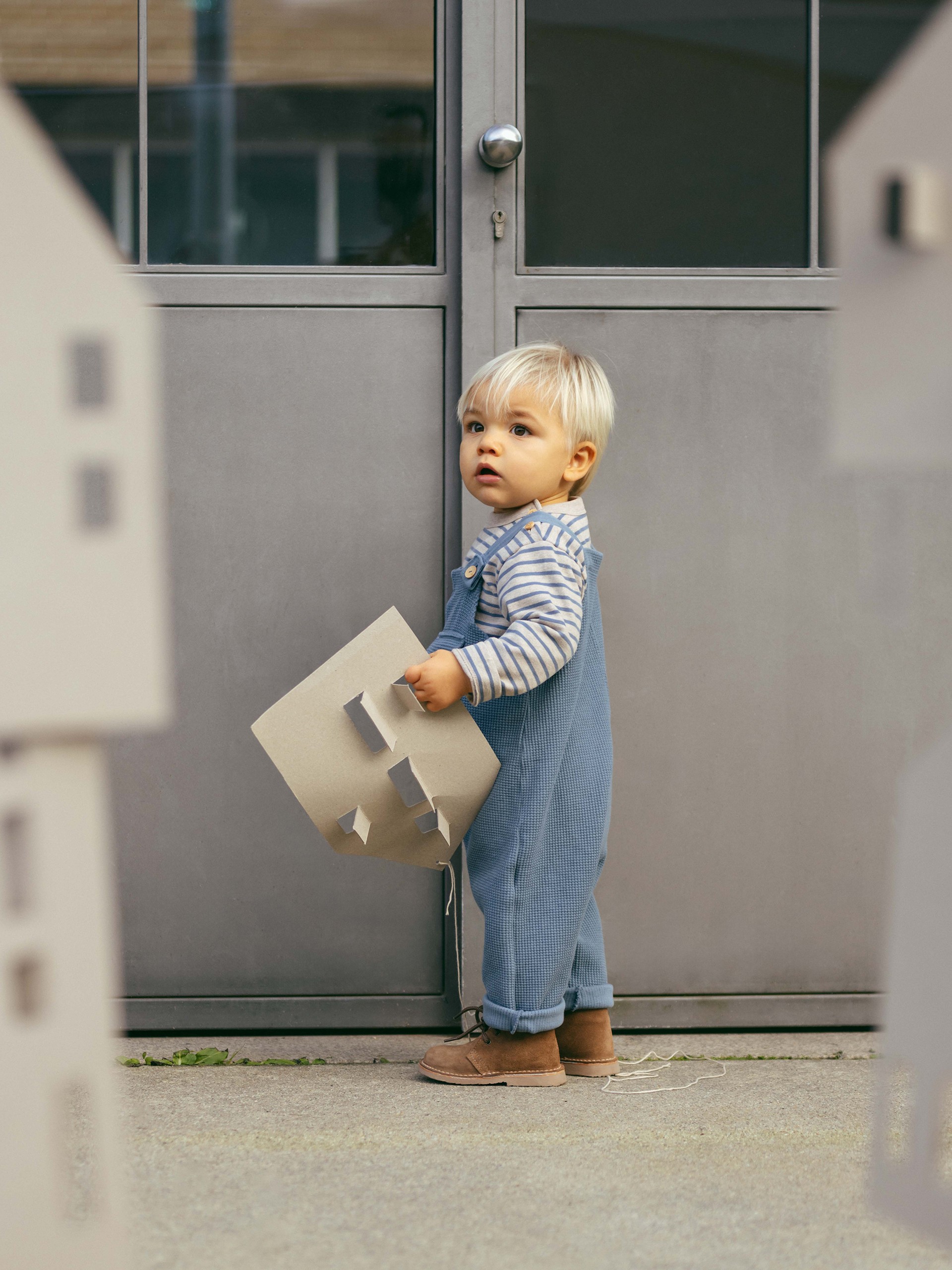 Striped longsleeve in soft brushed jersey