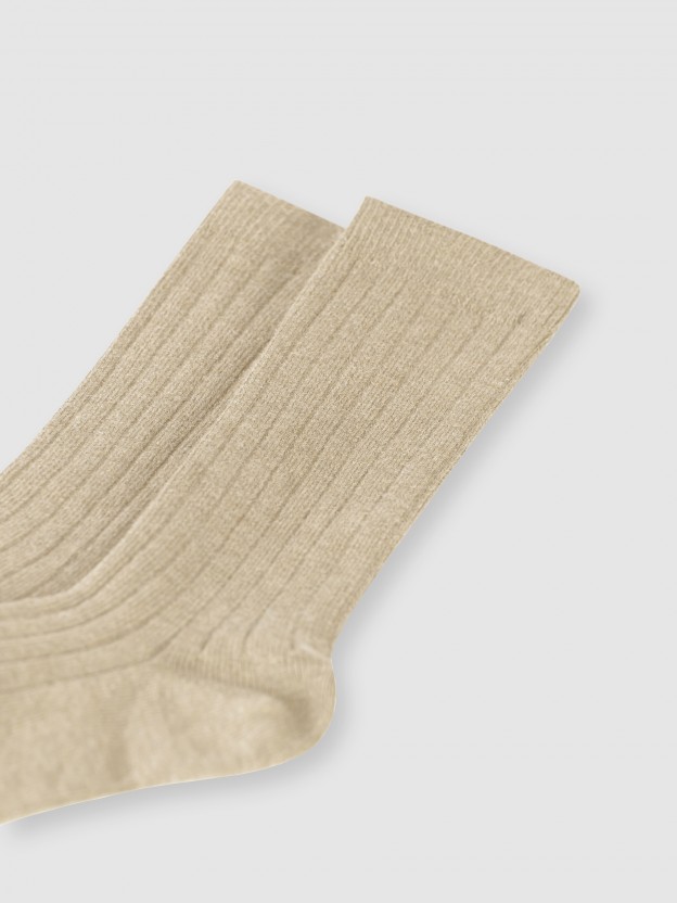 Calcetines altos bsicos canal Cndor