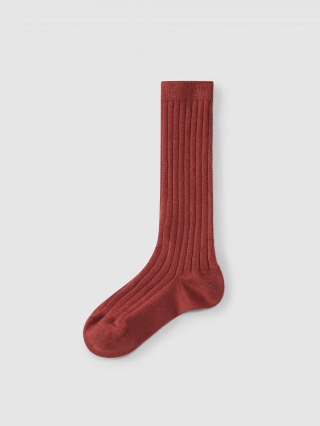 Calcetines altos bsicos canal Cndor