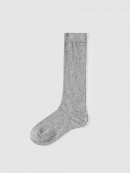Calcetines altos bsicos punto liso Cndor