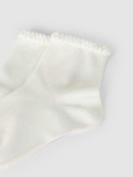 Short socks with patterned cuff Cóndor Short socks with patterned cuff Cóndor