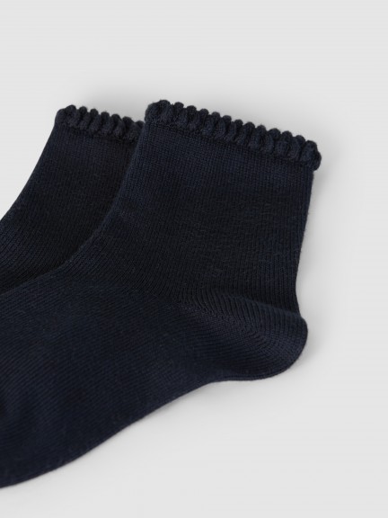 Short socks with patterned cuff Cóndor Short socks with patterned cuff Cóndor