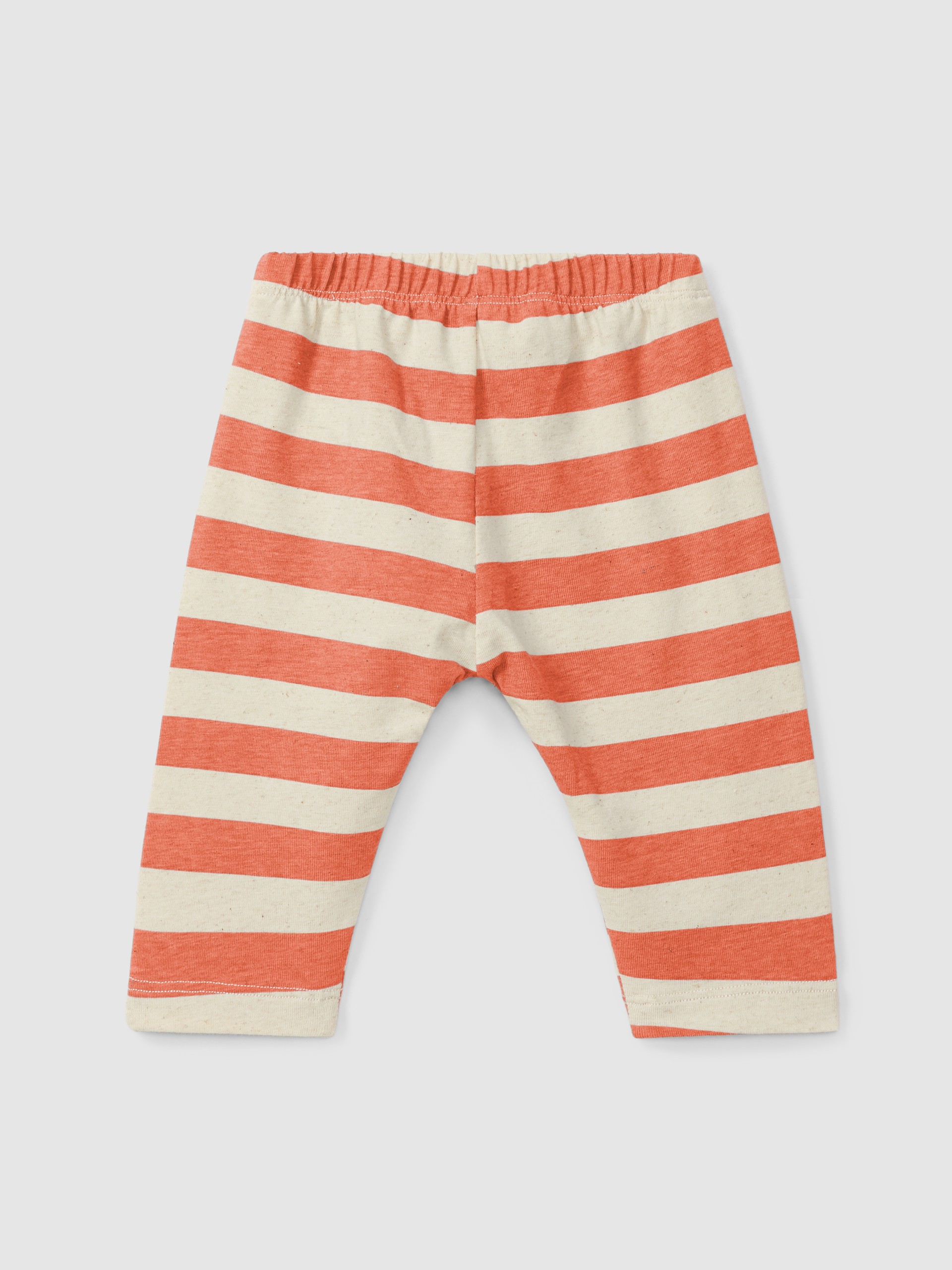 Pull-up pants striped with pocket