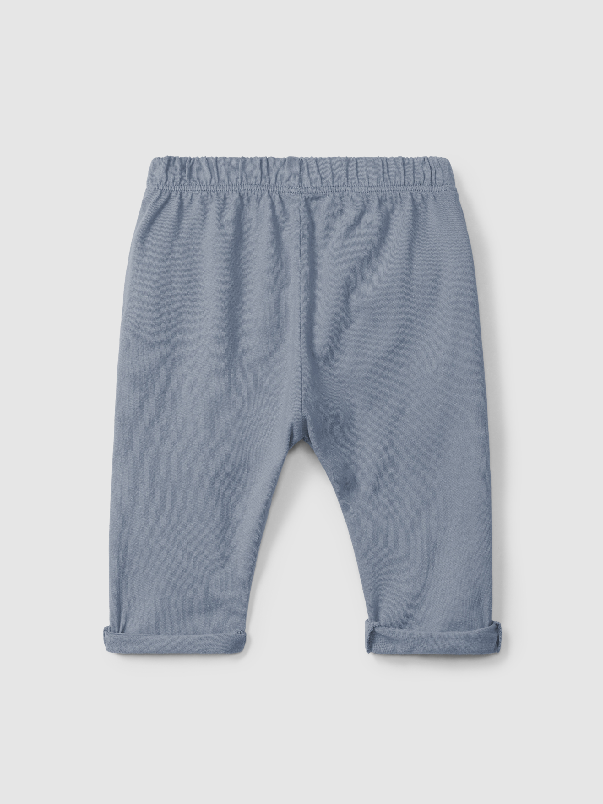 Pull-up pants in plain jersey