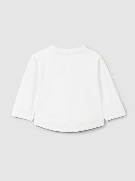 Plain jersey longsleeve with pocket Plain jersey longsleeve with pocket