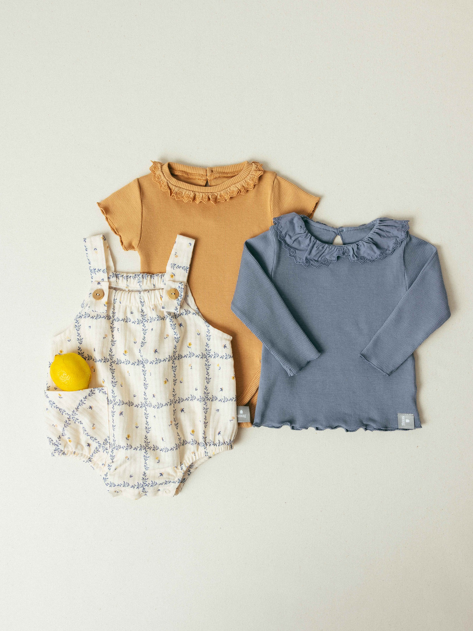 Shortie printed textured cotton