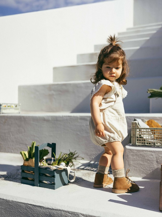 Striped T-shirt with embroidery detail