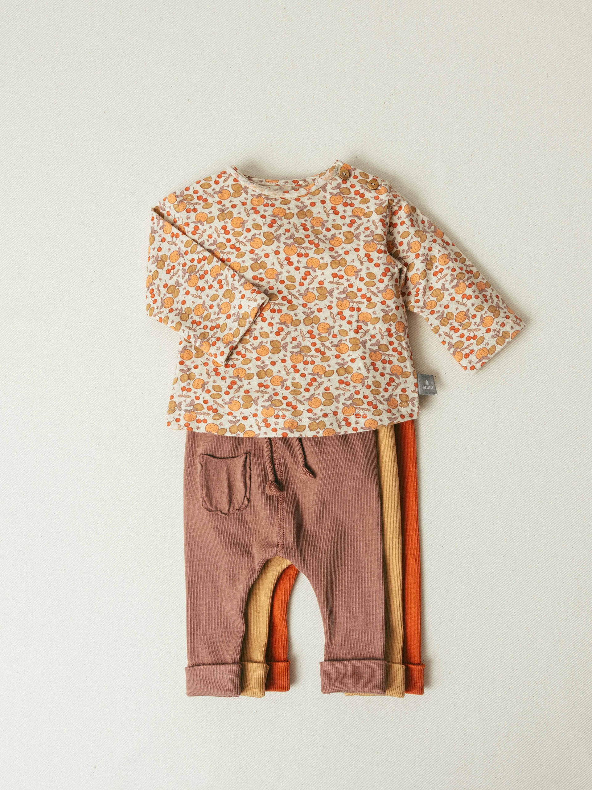 Longsleeve in printed cotton
