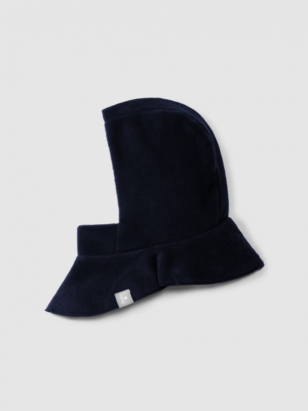 Beanie with fleece cuff